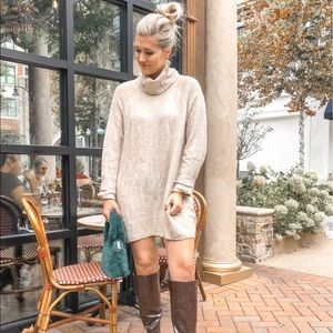 Tan Sweater Dress